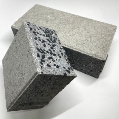 Biochar interlocking block